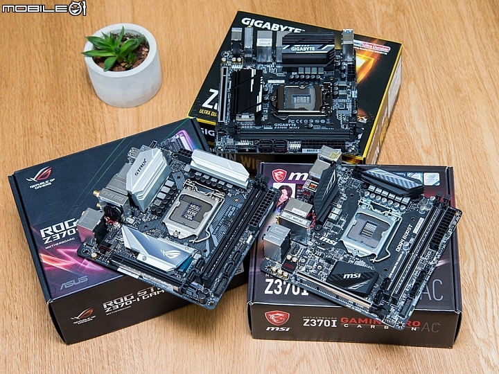 擴充超頻樣樣行 三款Intel Z370 ITX主機板試用