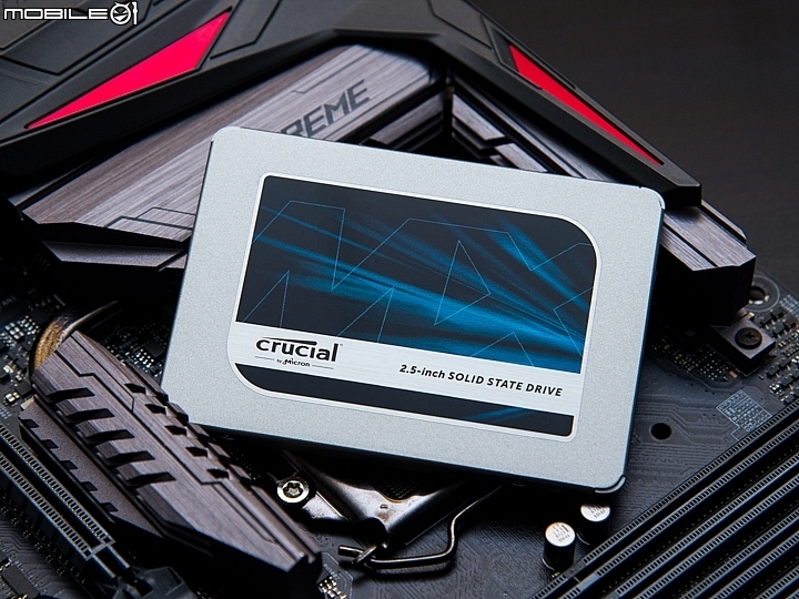 64-Layer 3D NAND顆粒導入 Crucial MX500 1TB SSD實測