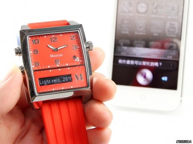 MARTIAN Watch G2G藍牙錶 可通話、聲控用Siri