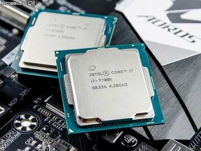 空冷5GHz輕鬆超 Intel Core i7-7700K處理器與技嘉AORUS Z270-GAMING...