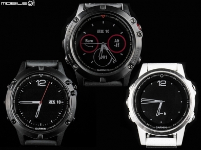 【新品速報】全新GARMIN fenix 5 系列GPS運動手錶上市前預覽