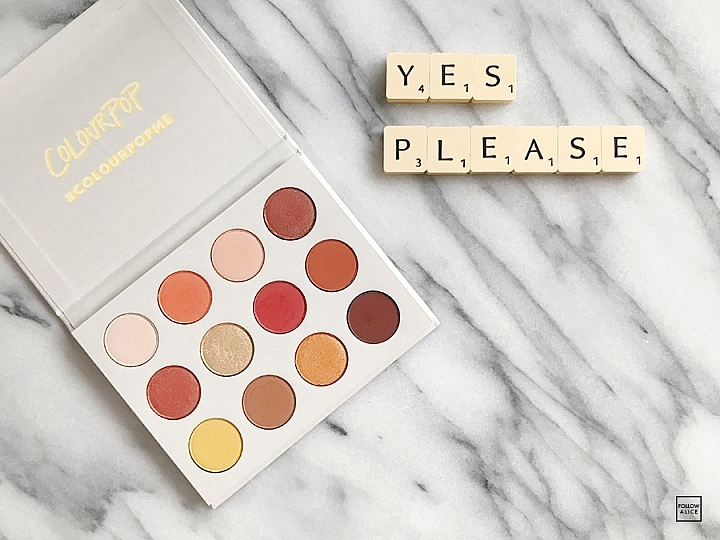 ColourPop | Yes, Please! 日落眼影盤