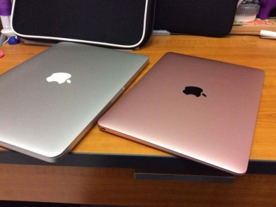 Macbook 12吋 玫瑰金+保護套分享