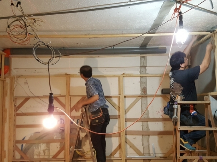 地下室改造,我的全套MK電影院 part1(改造篇)