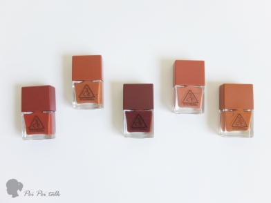 3CE指甲油-秋冬系列-MOOD RECIPE LONG LASTING NAIL LACQUER...