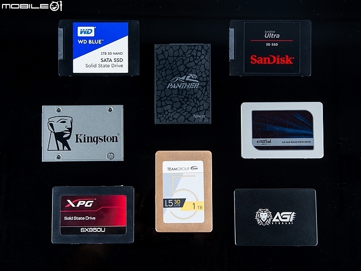 TLC SSD大亂鬥 8款SATA SSD固態硬碟實測